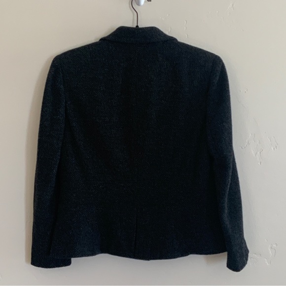 Lauren Ralph Lauren Vintage Double Breasted Tweed Wool Blend Blazer Size 8 - Picture 9 of 16